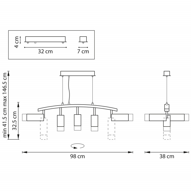 Подвесная люстра Lightstar LR7358723631