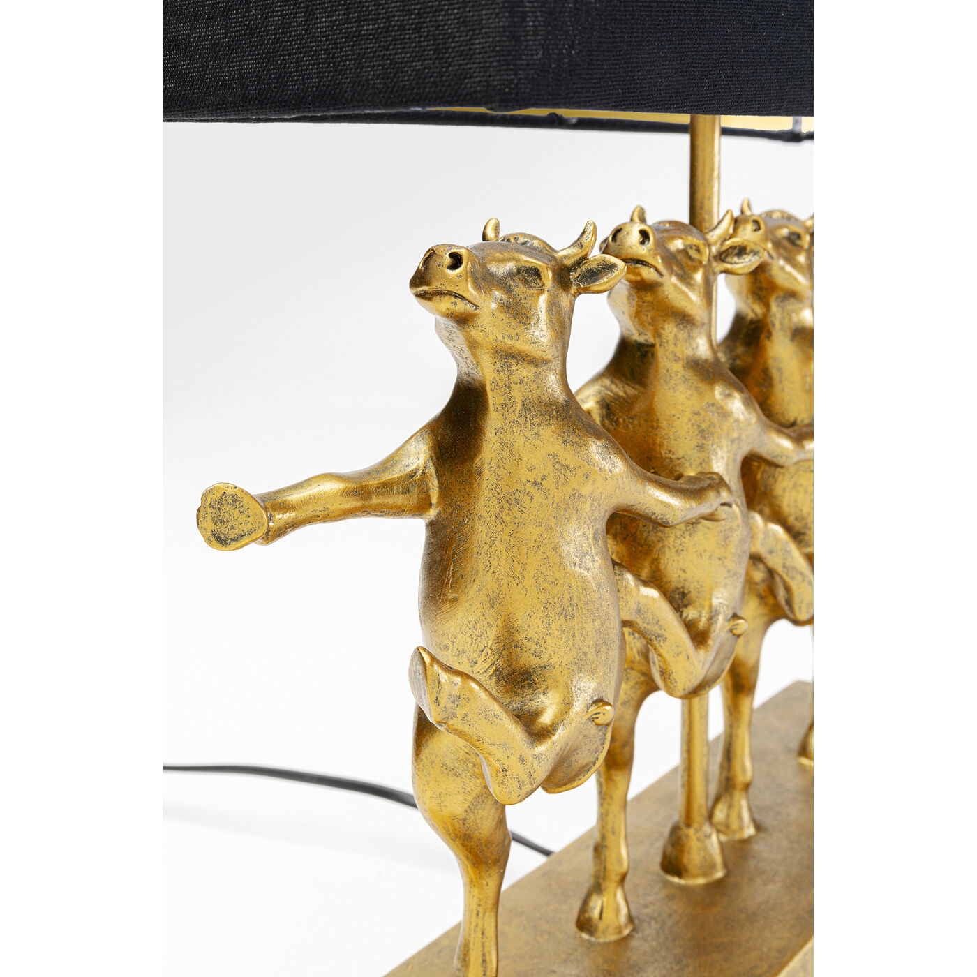 Светильник настольный Dancing Cows Black KARE 56252