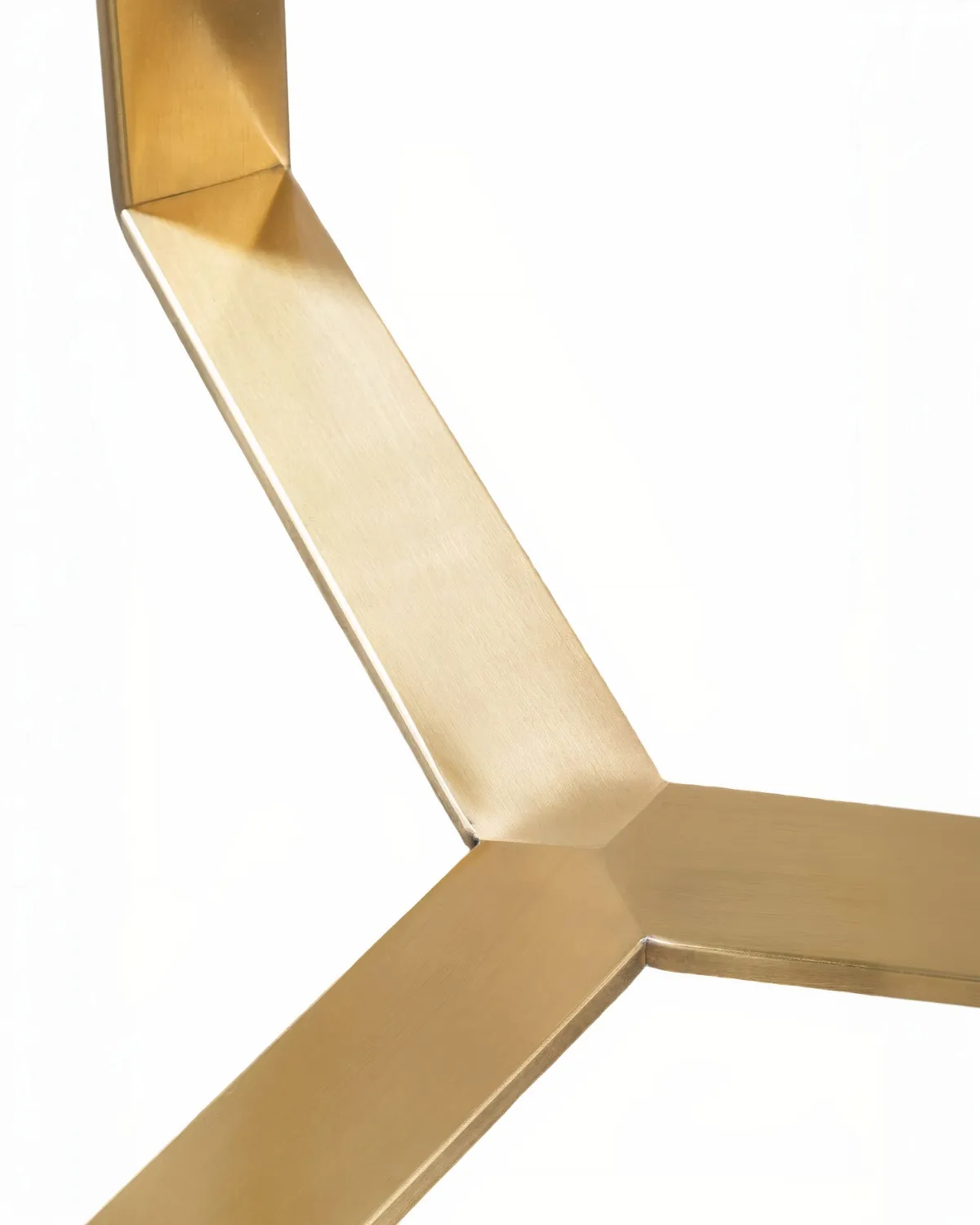 Золотой приставной столик Ульм Louvre Home FCT030924RJ