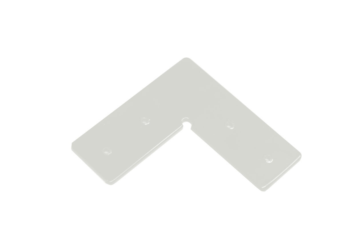 Соединитель для магнитного шинопровода Donolux L connector DLMX White