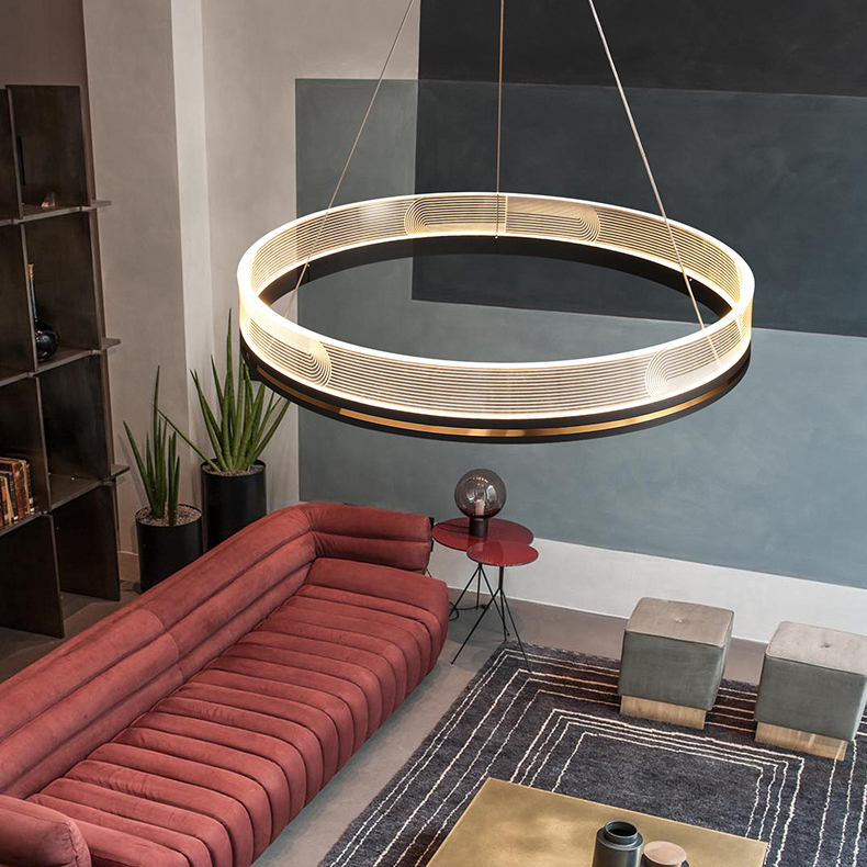 Подвесная люстра DILEMMA D40+60+80 Black by ImperiumLoft