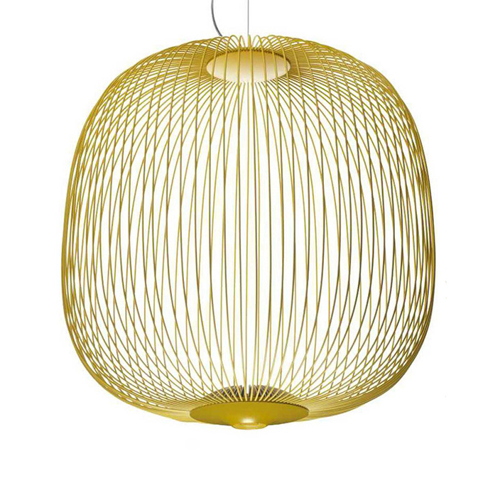 Подвесной светильник SPOKES D70 Yellow by ImperiumLoft