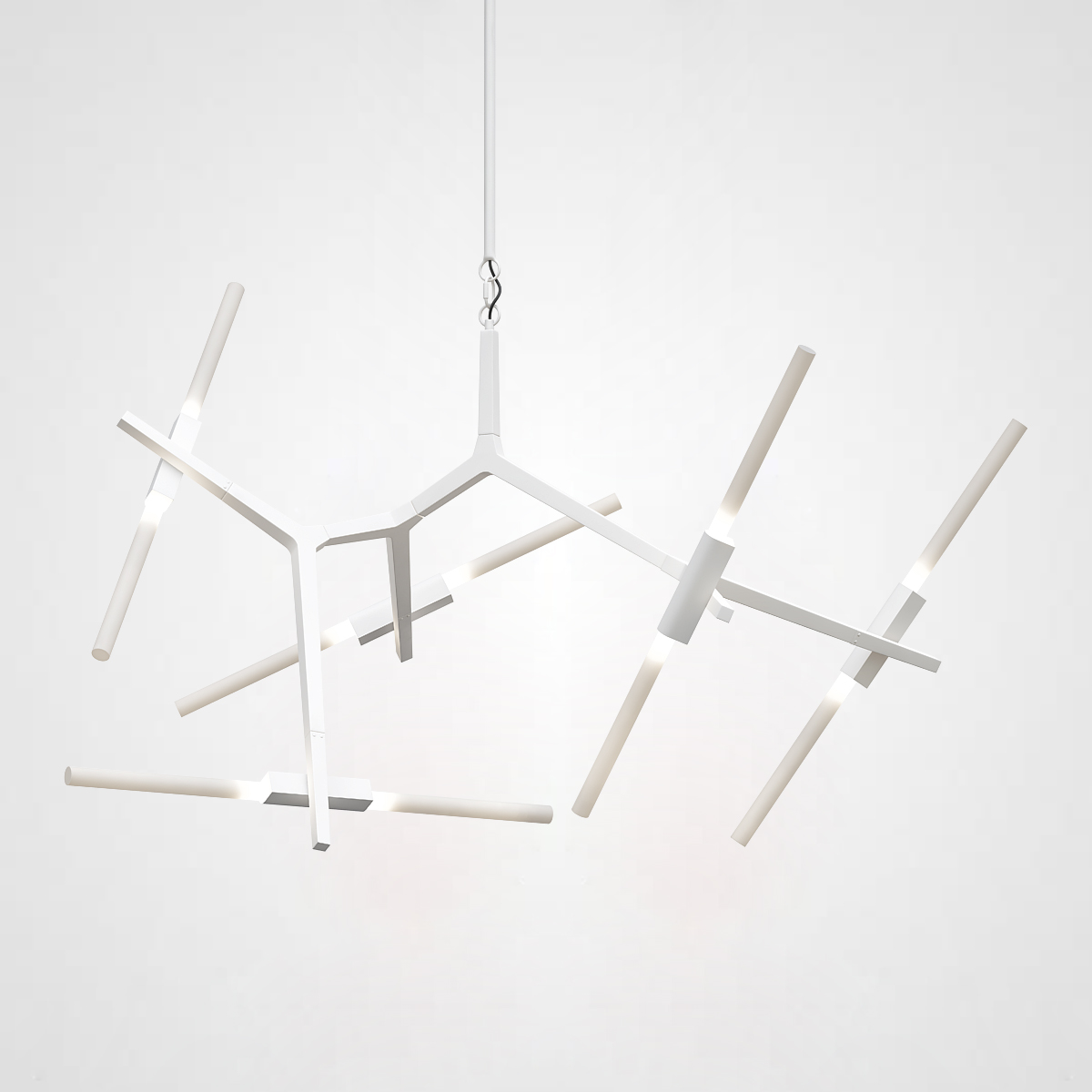 Люстра Агнес Chandelier Summer 10 White by ImperiumLoft