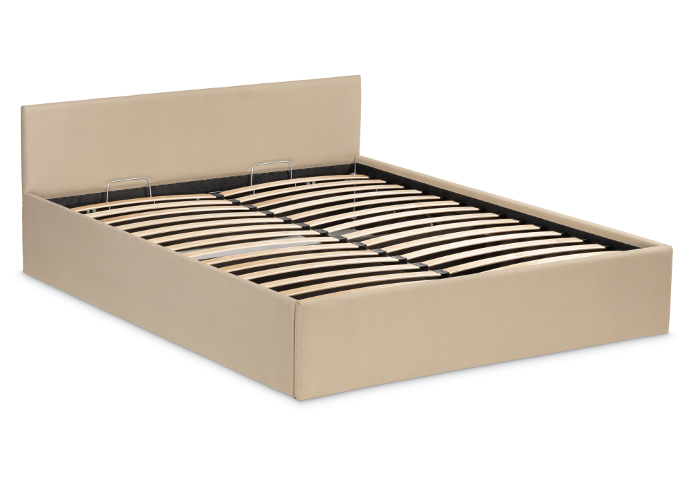 Кровать Woodville Оливия 160х200 с ПМ бежевая 533900