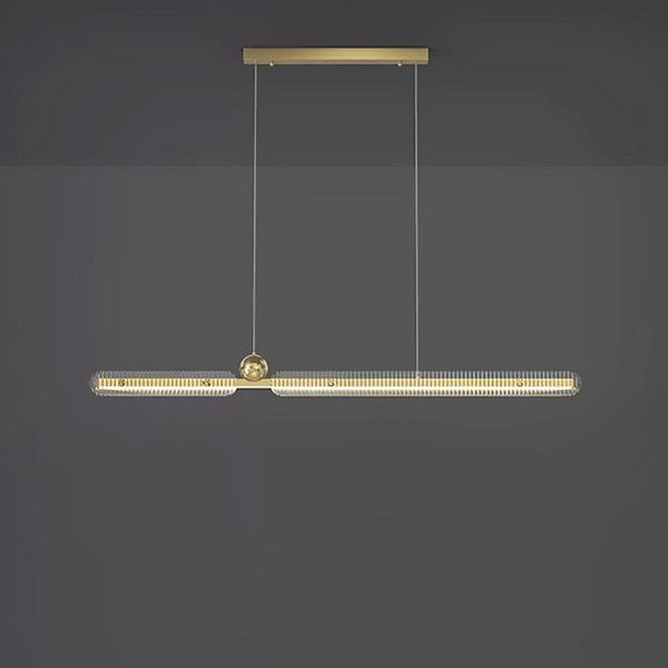 Реечный, рядный светильник CHIFFA B L140 Brass by ImperiumLoft