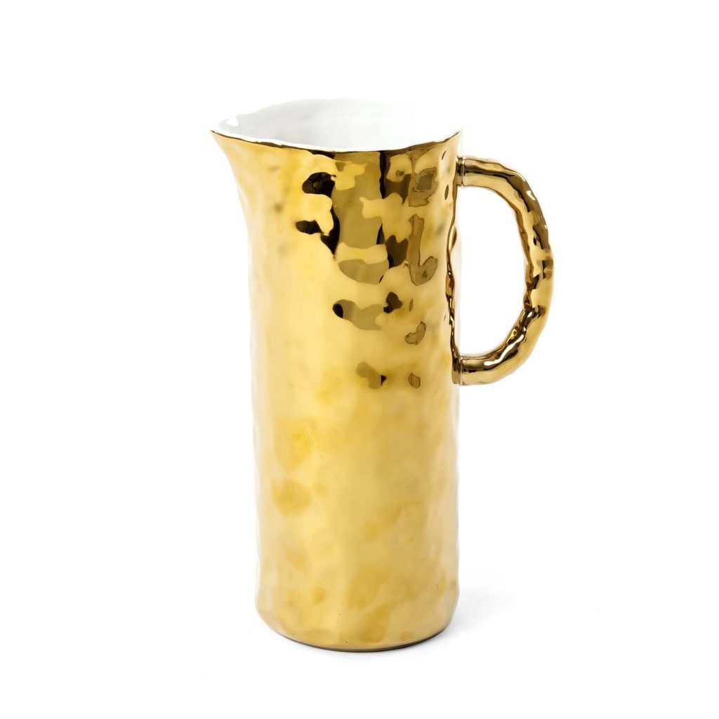 Кувшин Seletti Fingers Porcelain Gold 09936