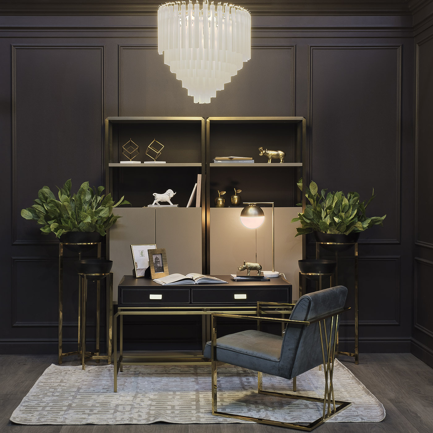 Ковер Maroc Overcast 2х3м вискоза 100% Garda Decor 75-MC-03 200*300