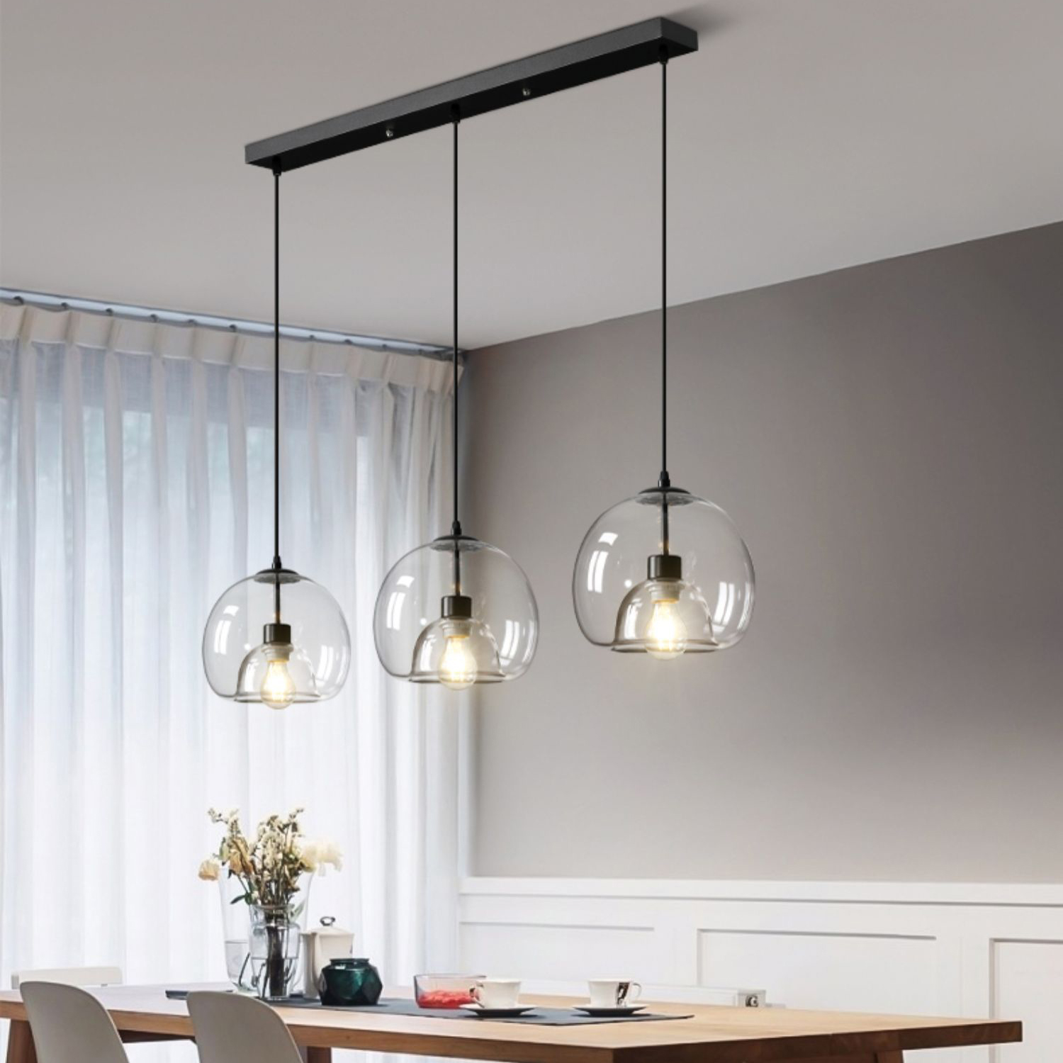 Подвесной светильник FOCUS TRIO L80 Grey by ImperiumLoft