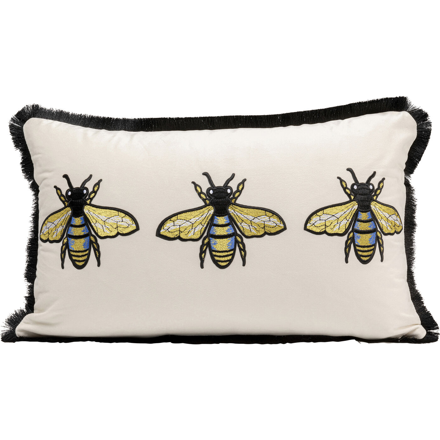 Подушка Bees White 50x30cm KARE 56819
