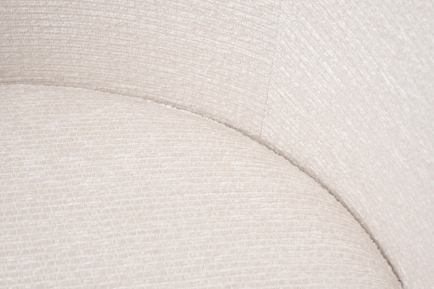 Кресло Napoli вращающееся бежевая рогожка Garda Decor Napoli-2K-Koza2601-ECRU