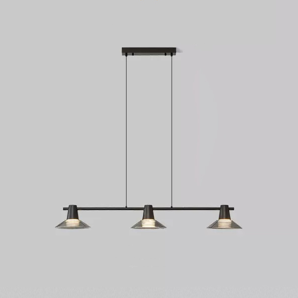 Реечный, рядный светильник CICLA LONG L100 Black by ImperiumLoft