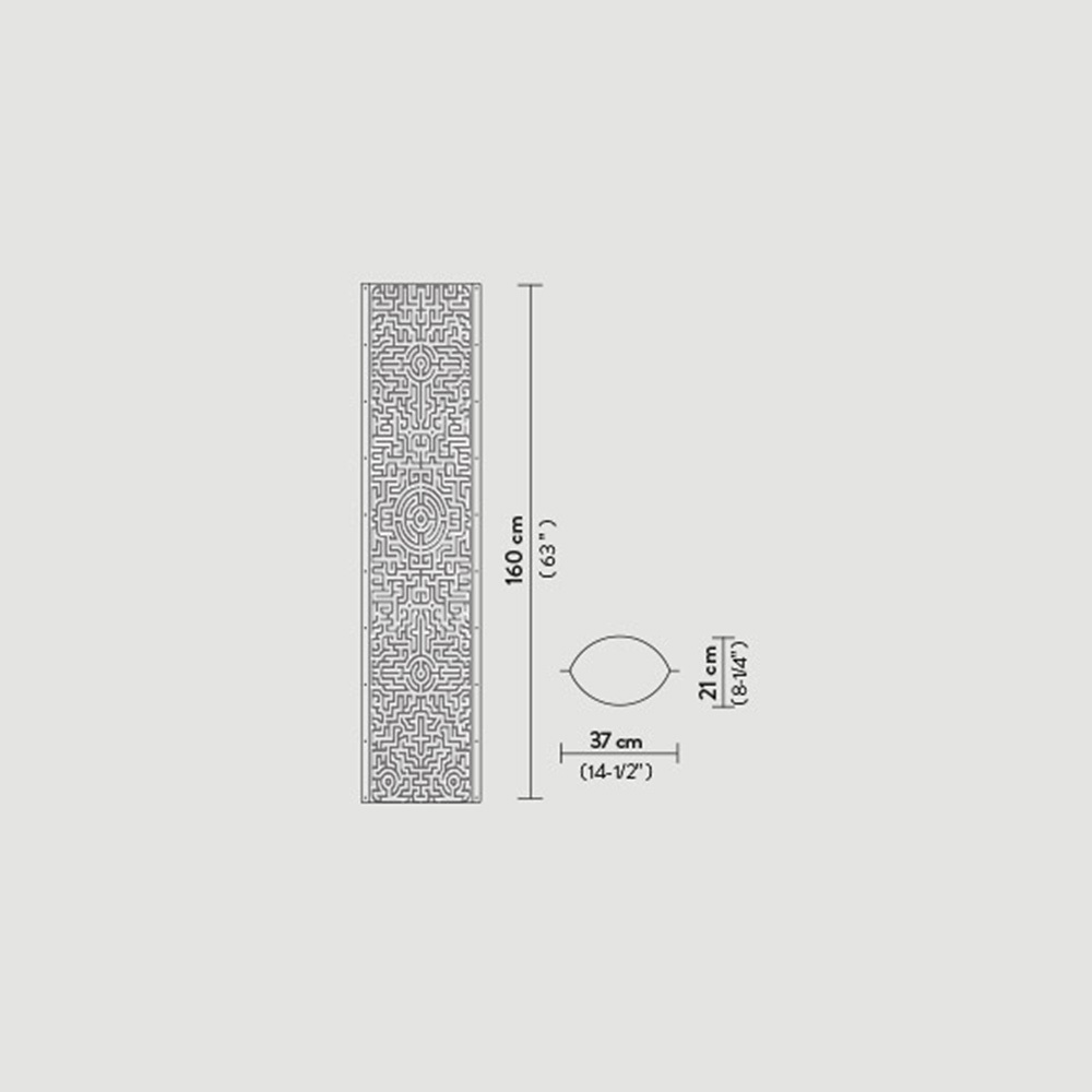 Торшер Slamp L'Afrique Extra Large Tube