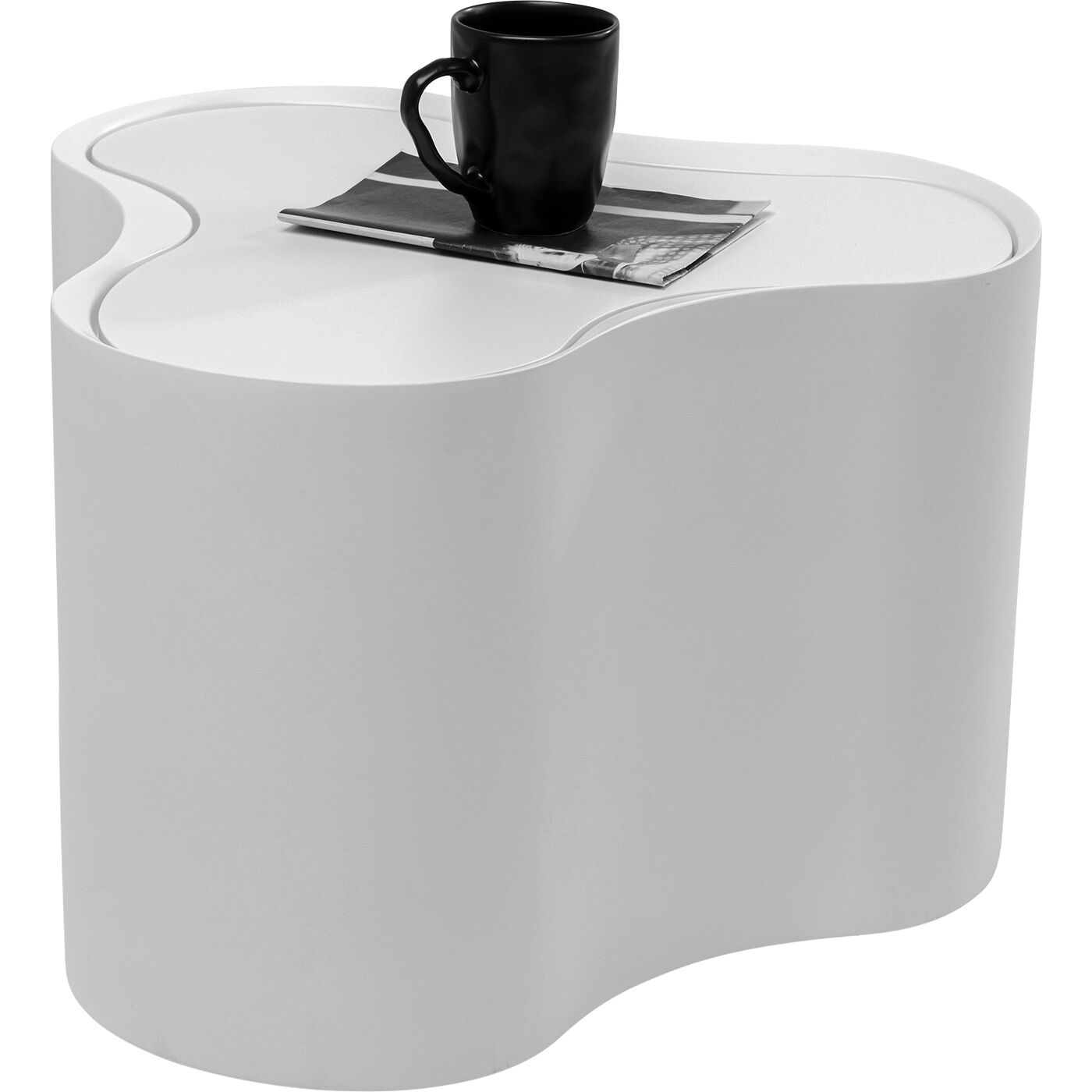 Стол приставной KARE x Karim Rashid Lotus White 35cm KARE 70880