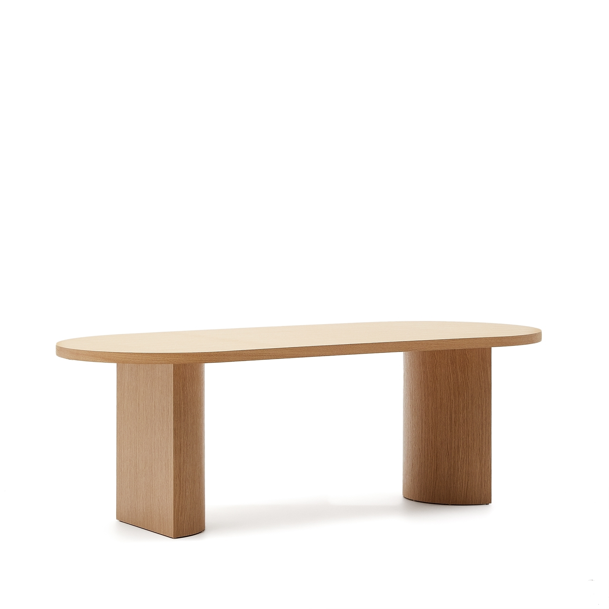 Стол Nealy с дубовым шпоном в натуральной отделке, 200 x 100 см La Forma (ex Julia Grup)