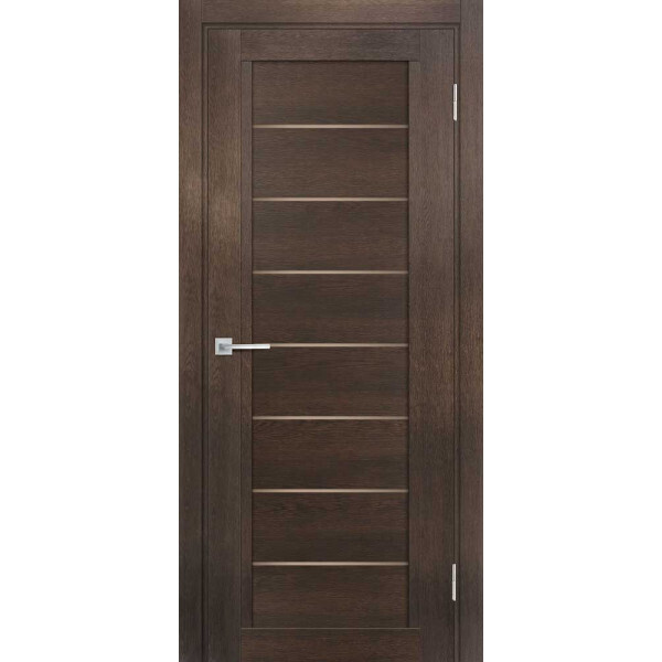 Межкомнатная дверь Graf ТЕХНО-808 бронза сатинат Фреско (2000 х 800)