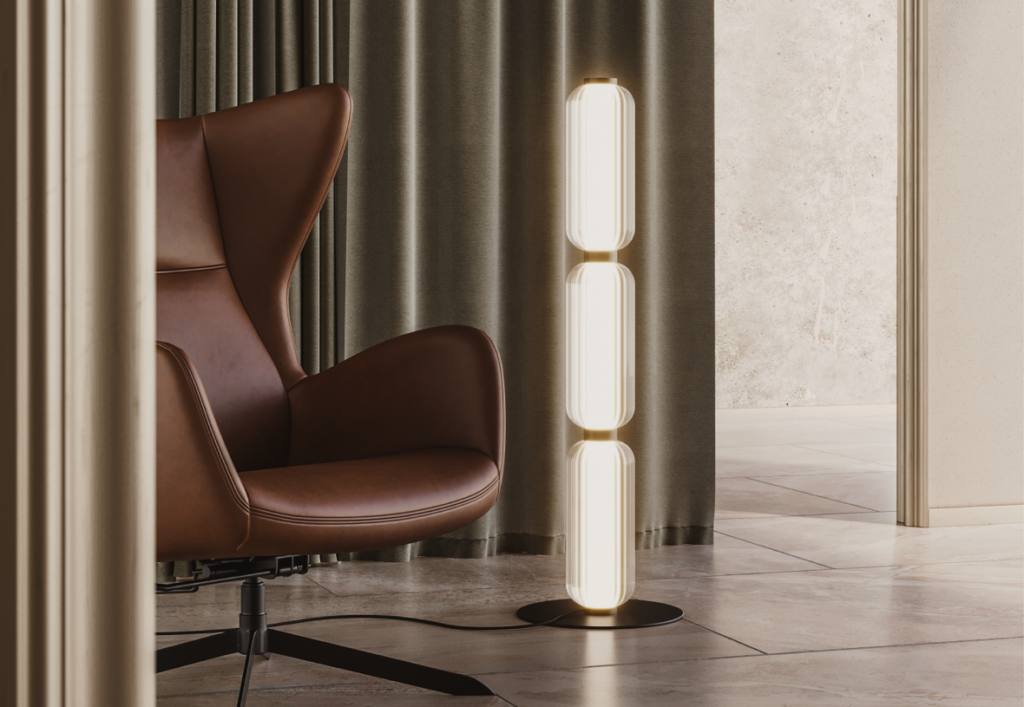 Торшер Elma золотой Aromas del Campo