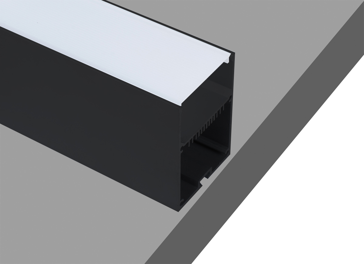 Подвесной/накладной алюминиевый профиль Donolux DL18516Black