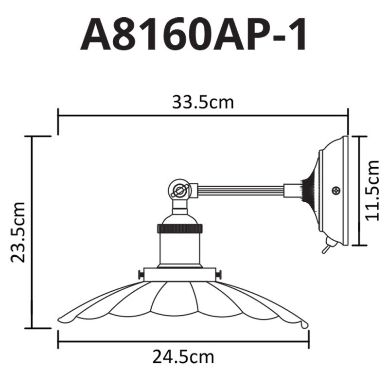 Бра Arte Lamp A8160AP-1WH