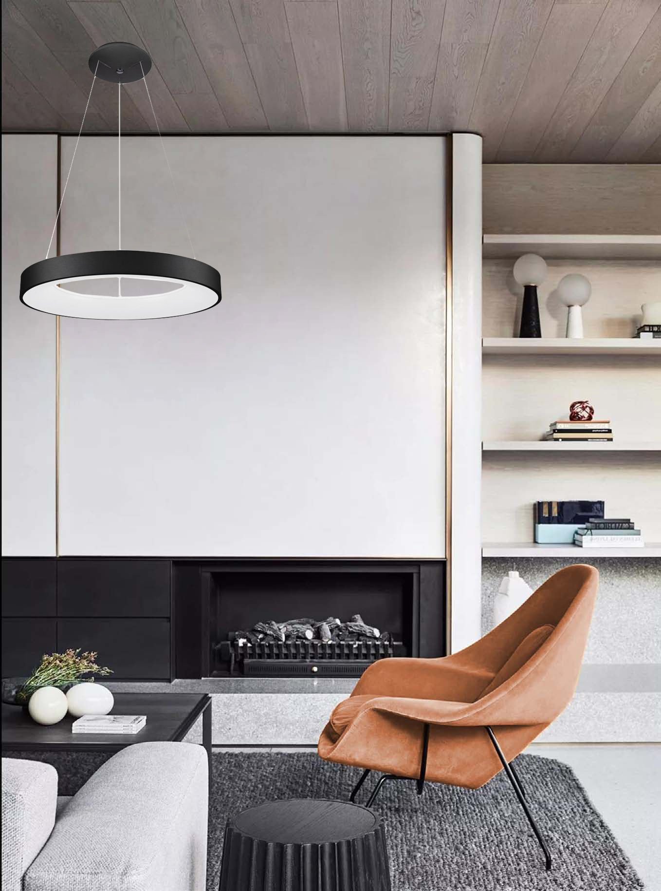 Люстра Milosh tendence 0684CL-50BK