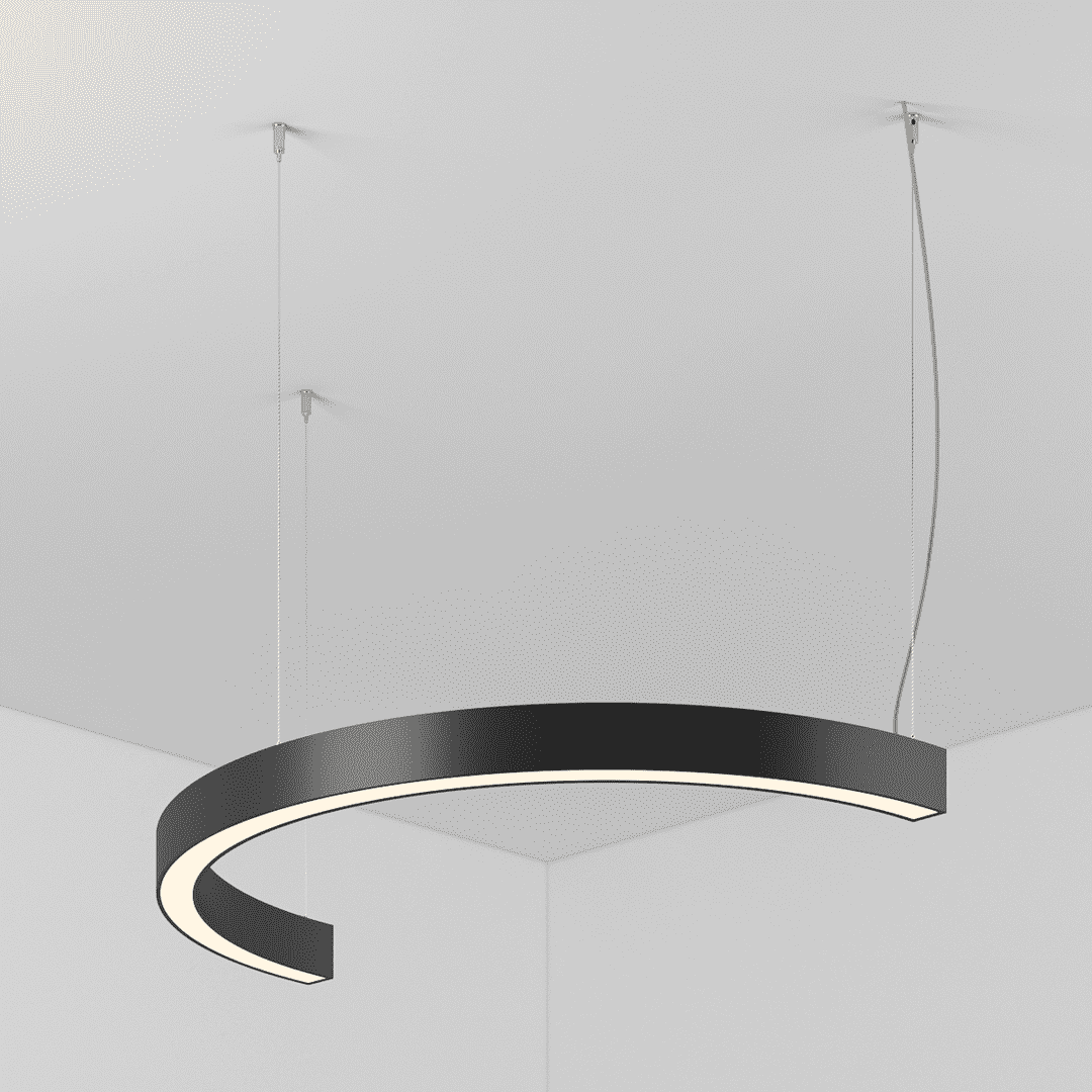 Светильник  полукруг подвесной Estetta HEMICYCLE-60-14-WH-NW