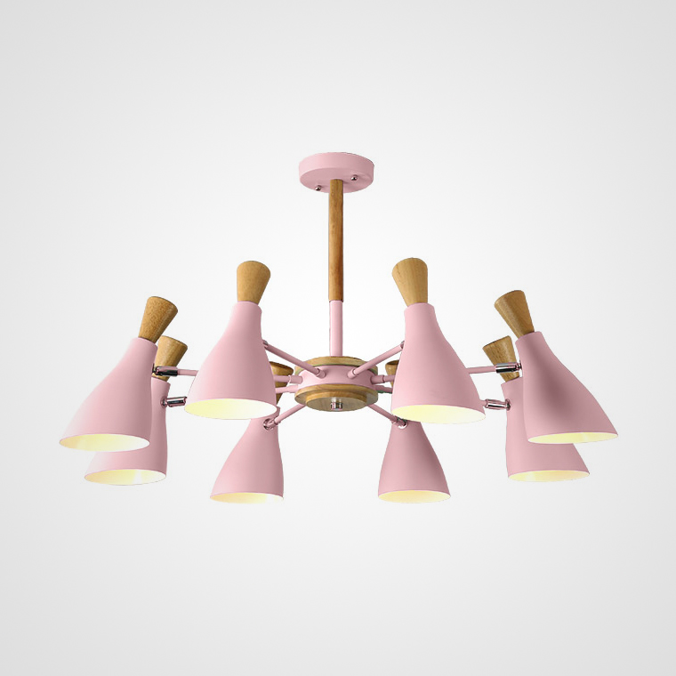 Люстра на штанге TUNE L8 Pink by ImperiumLoft