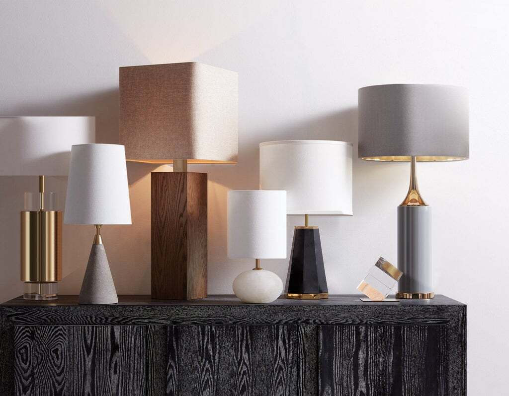 Конусная настольная лампа Бушвик Louvre Home 8317-1T