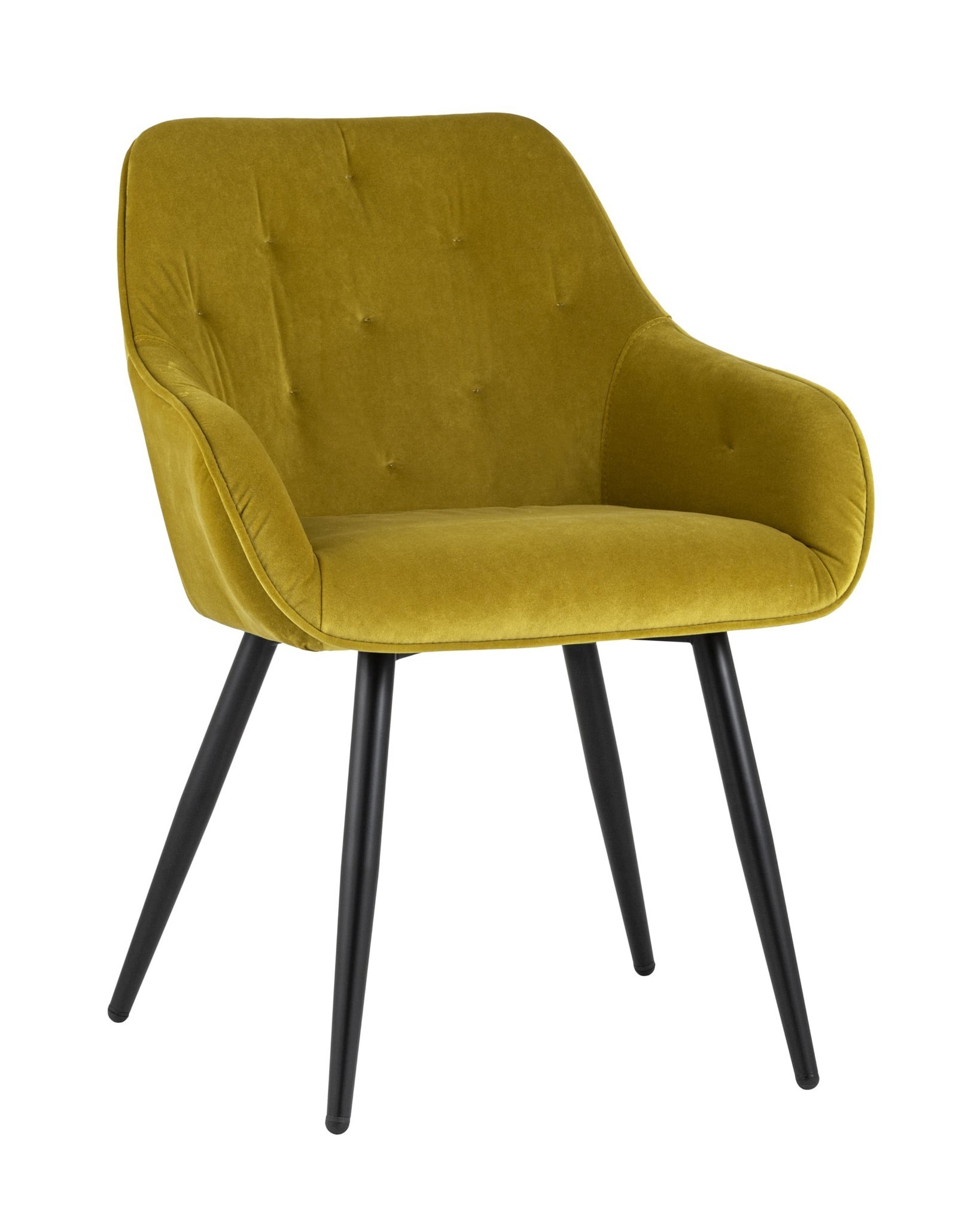 Стул Чендлер велюр желтый Stool Group