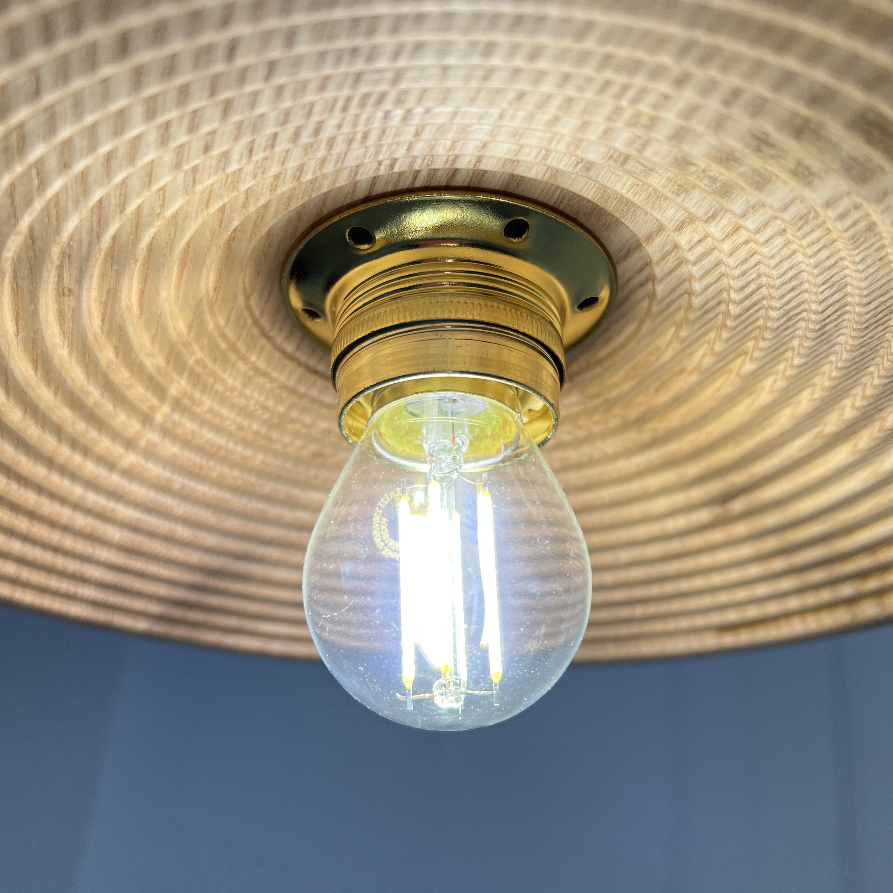 Подвесной Светильник Wood Light Brown By Imperiumloft