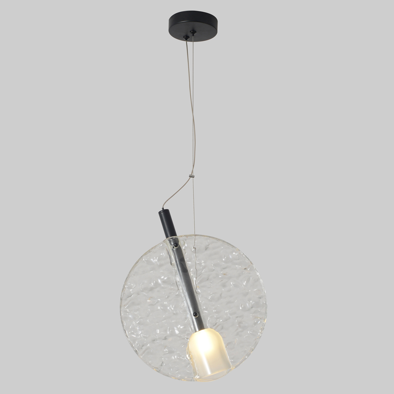 Светильник подвесной Crystal Lux FROZEN SP1 BLACK