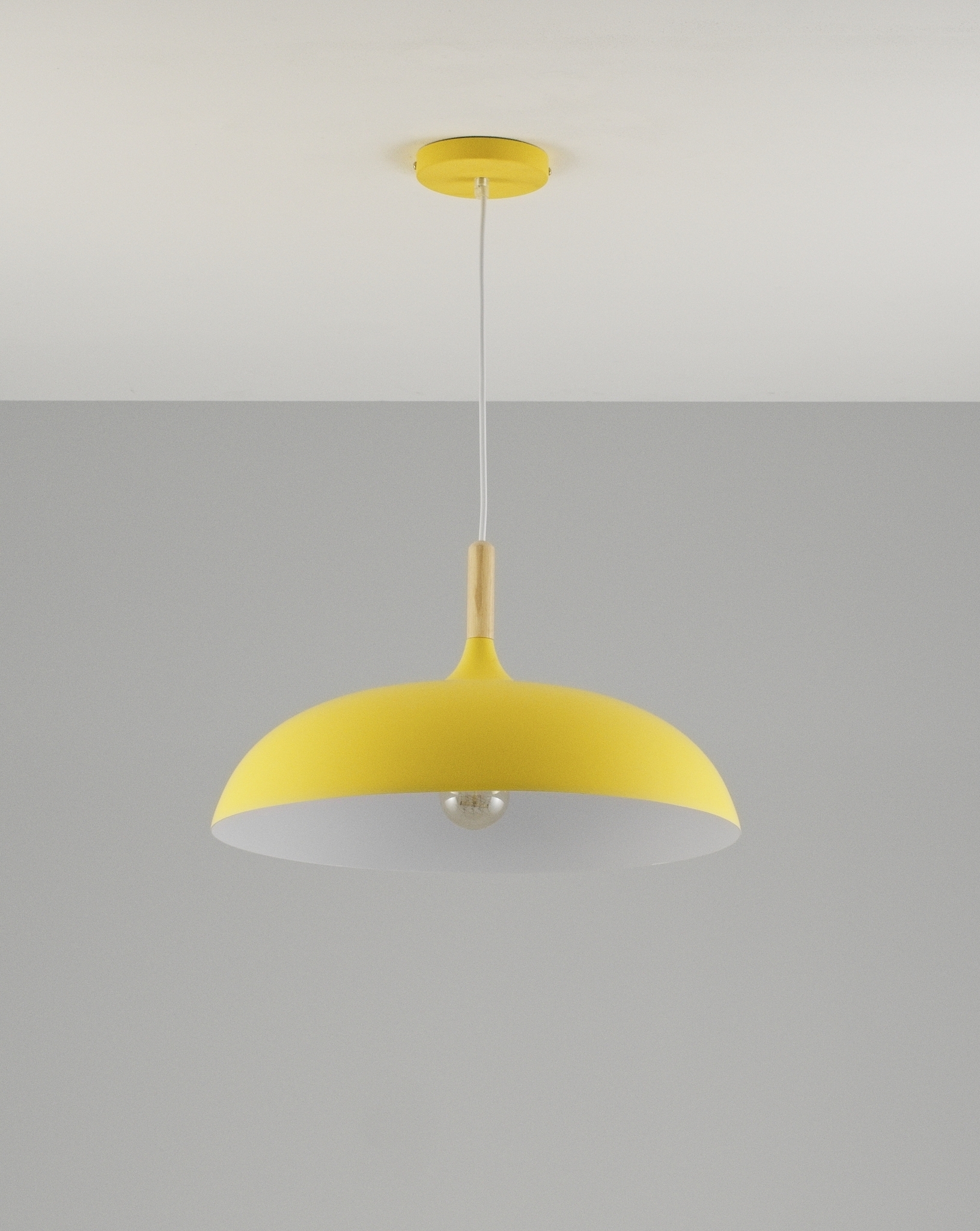 Подвесной светильник Moderli GD-C001-E450 желтый Eline 1*E27*60W