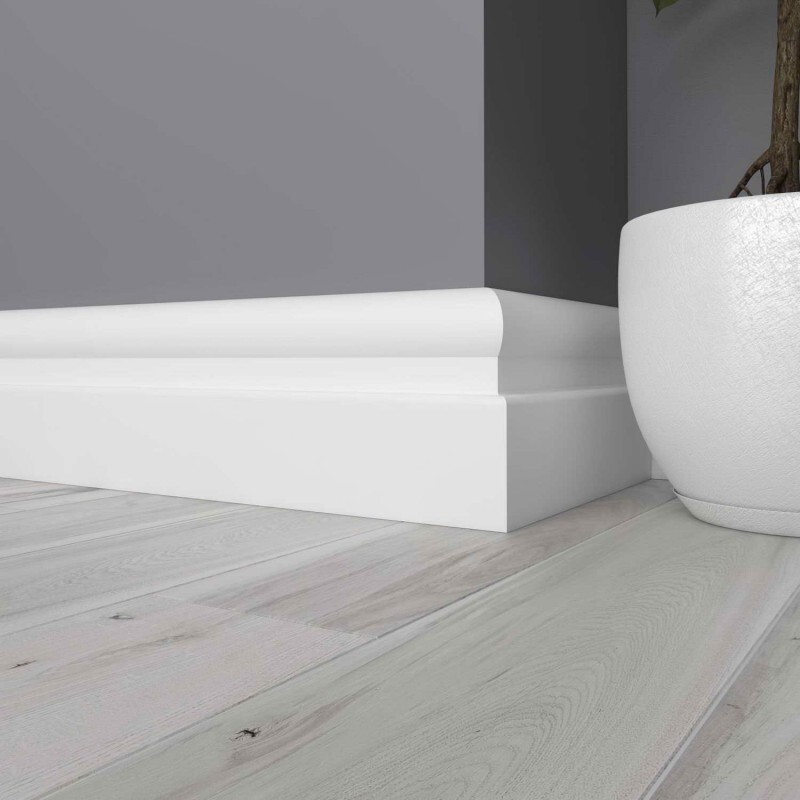 Плинтус Ultrawood арт. Base 0010 (2440 x 127 x 25 мм.)