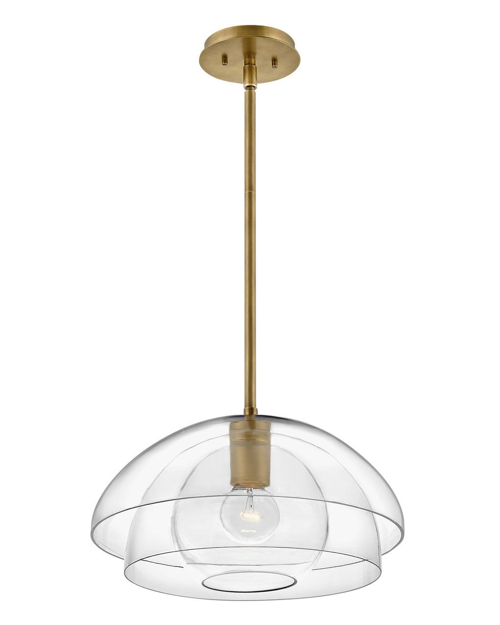 Золотой подвесной светильник Хатфилд Louvre Home LHLPN060424SWL