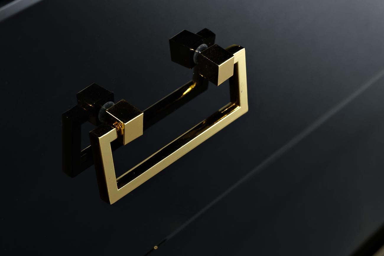 Комод черный с ящиками Garda Decor KFG057