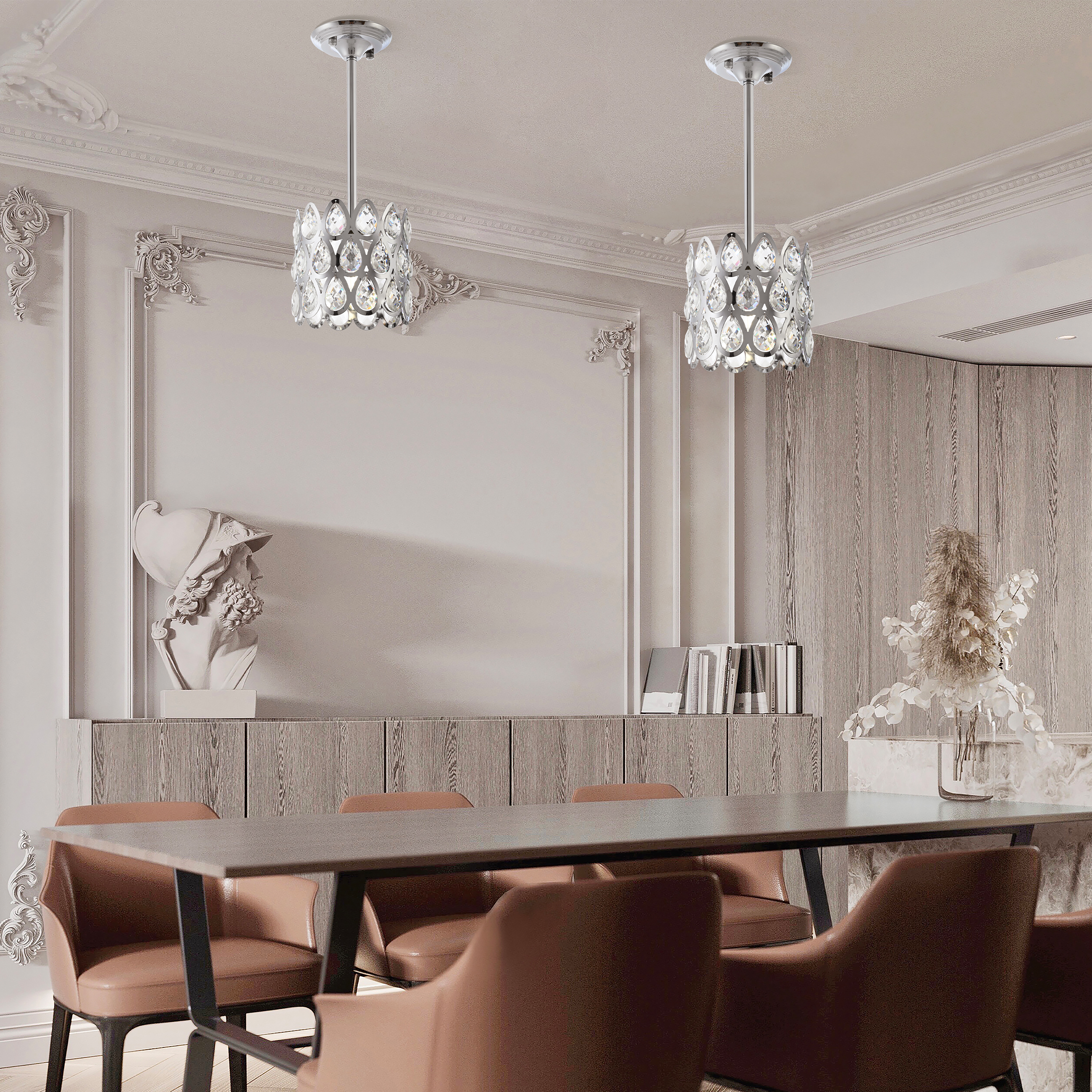 Люстра 371019/1/300/190 CR Arte Milano