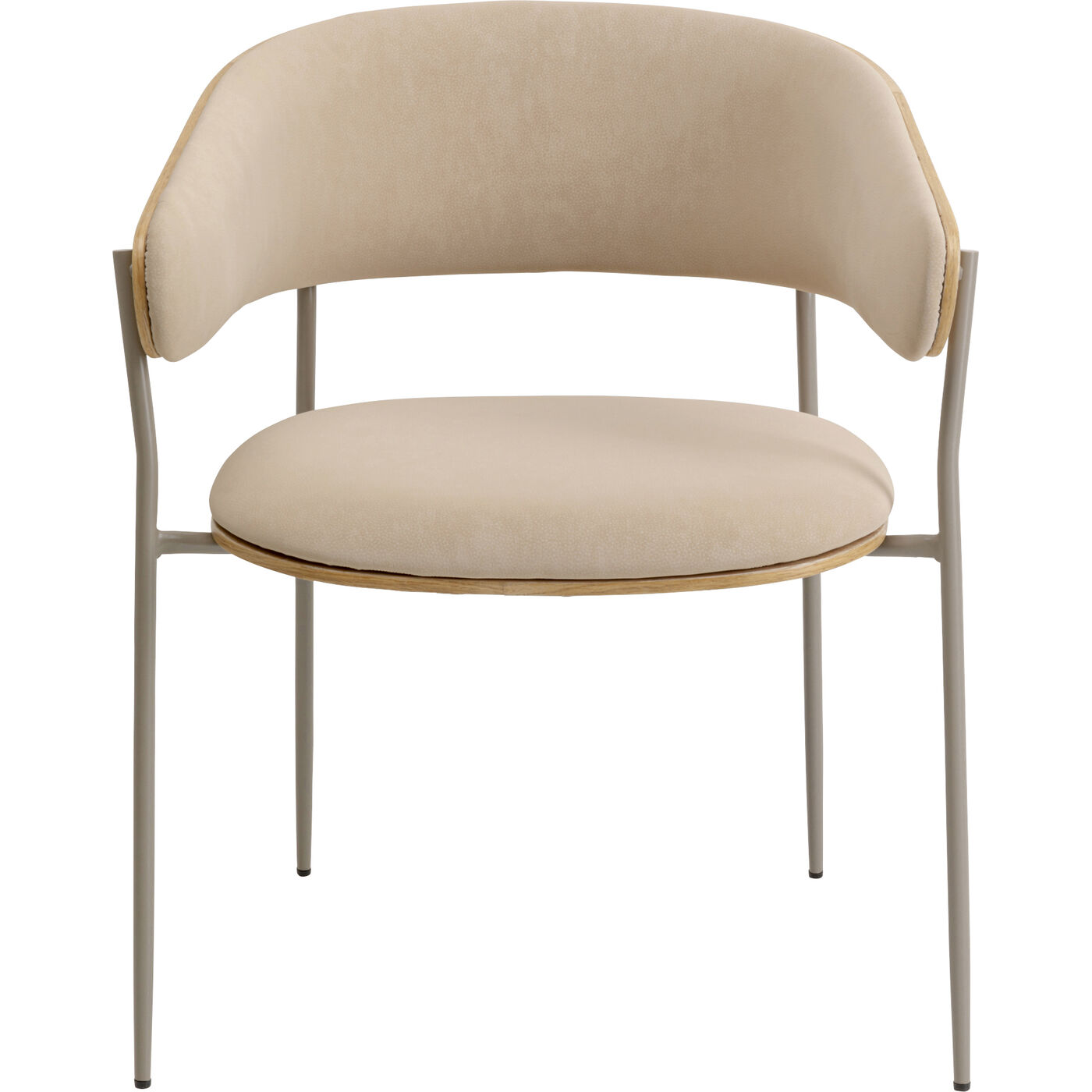 Стул с подлокотниками Cindy Greige KARE 70792