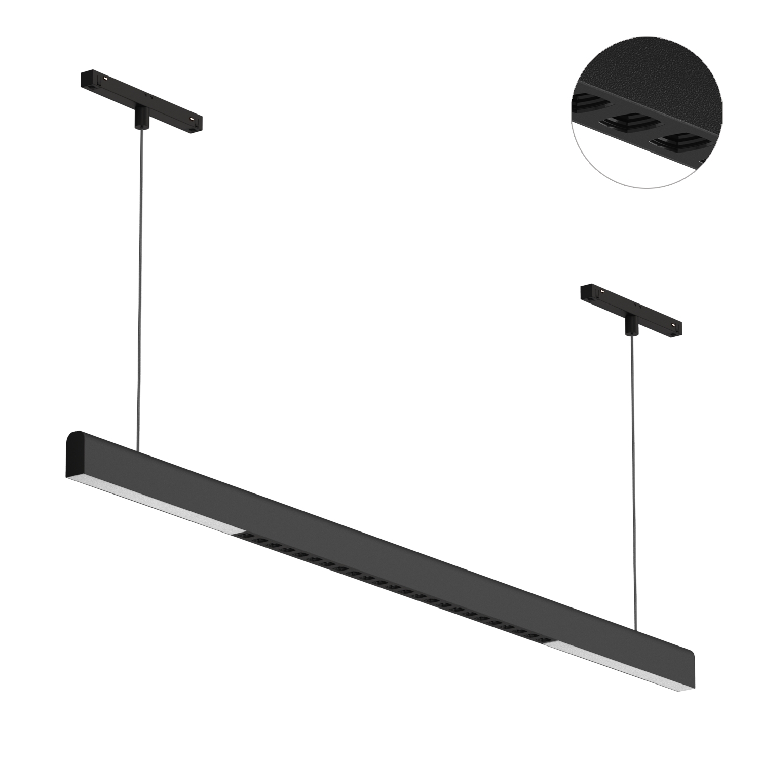 Светодиодный светильник для магнитной системы Ledron Sagi Combo T 1010 Black 3000K