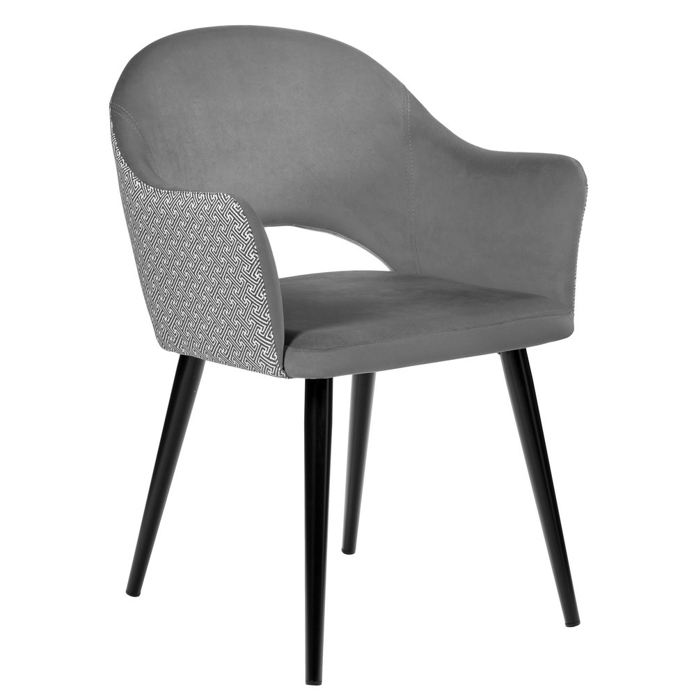 Стул Bruno в комбинаторе с жаккардом, материал и цвет под заказ Bradex Home RF 0383