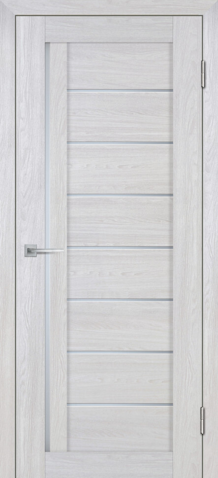 Межкомнатная дверь Graf Лайт-41 (3D) белый сатинат Арктик (2000 х 800)