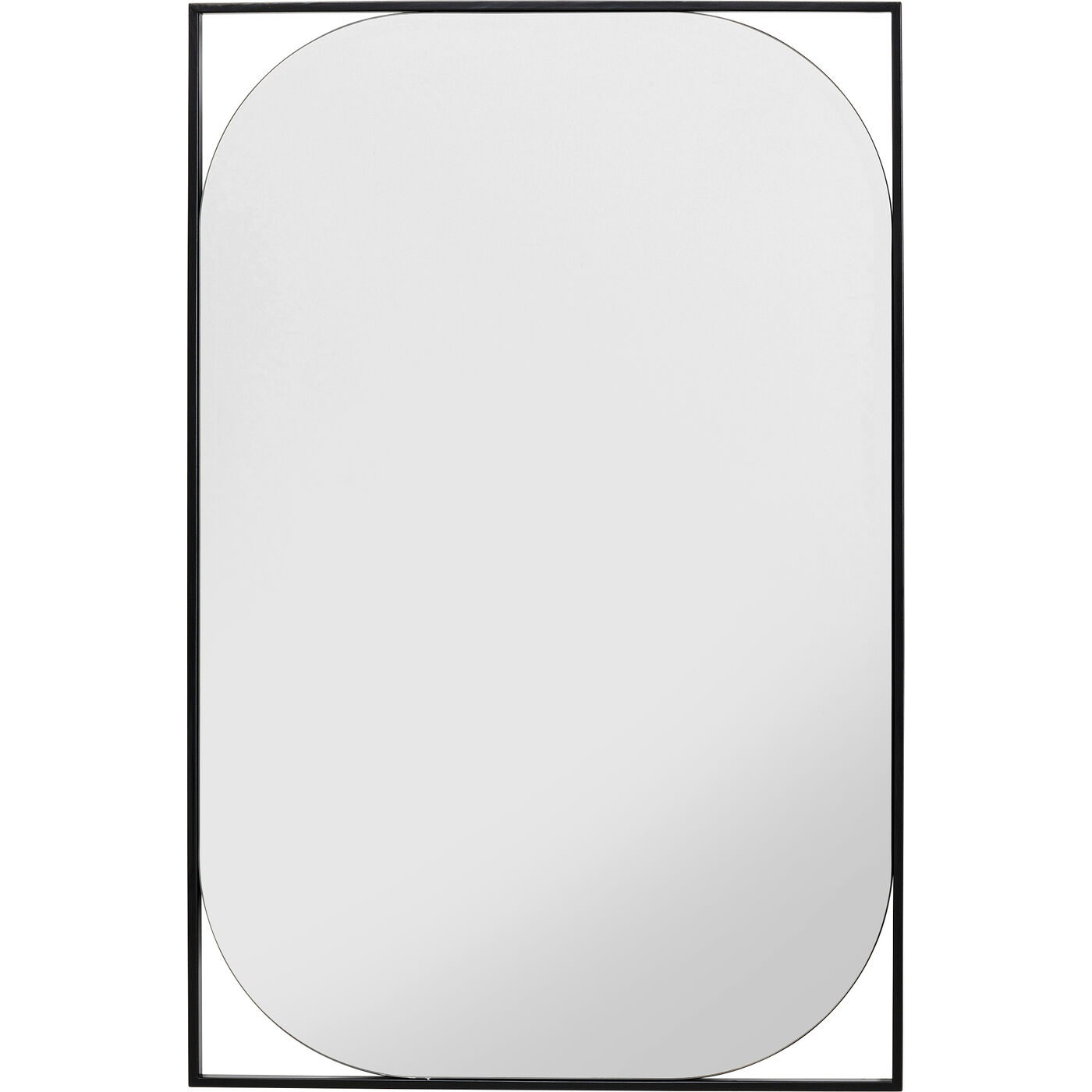 Зеркало настенное Bonita Black 71x109 см KARE 87115