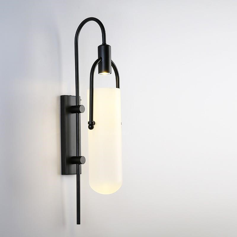 Бра с матовым стеклянным плафоном ODIL WALL by ImperiumLoft