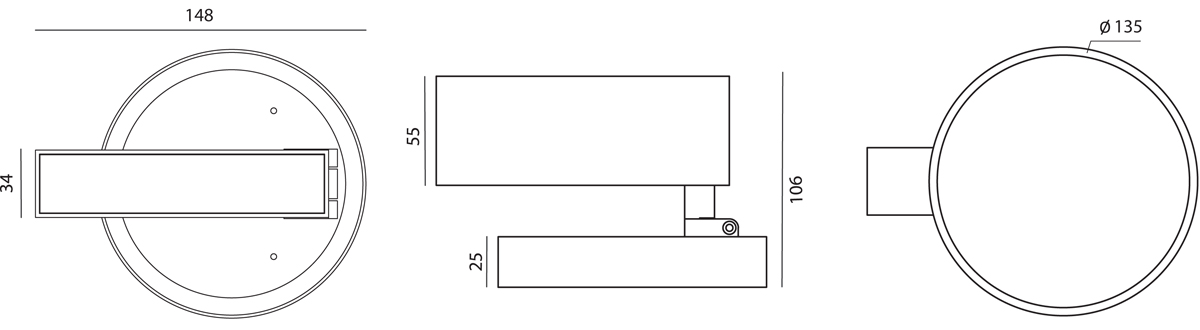 Светодиодный светильник для магнитного шинопровода Donolux DL18791WW24BM