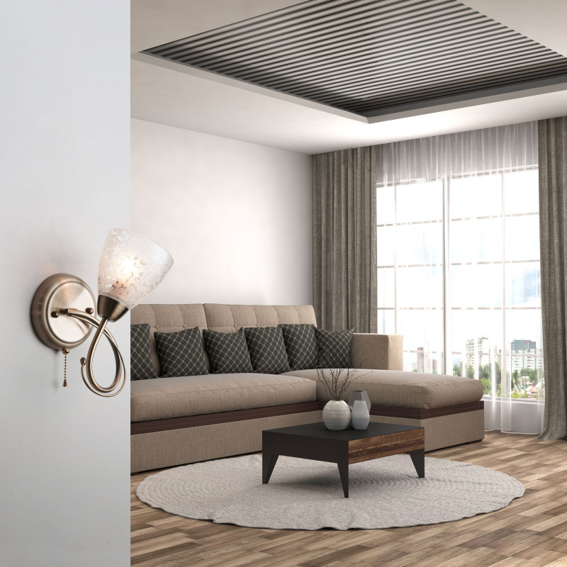 Бра Eurosvet 30130/1 античная бронза