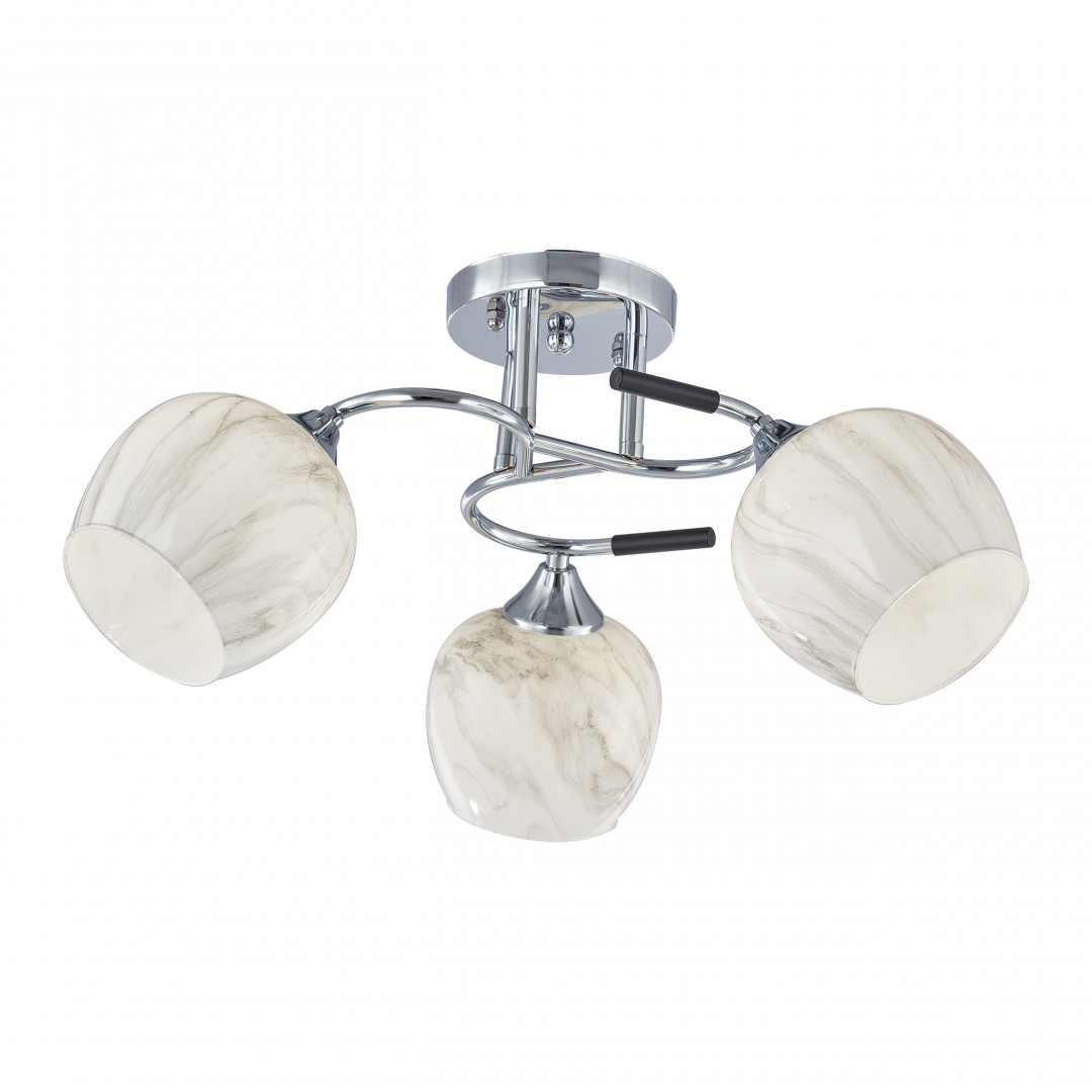 Люстра с плафонами 327985/3 CR+BK Arte Milano