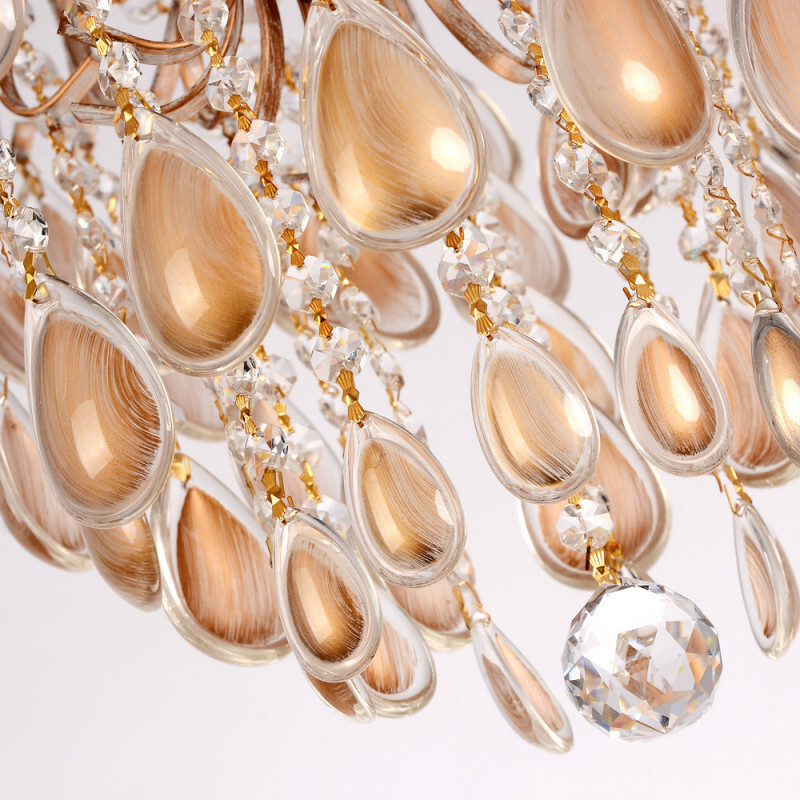 Люстра на штанге Arte Lamp A3703PL-10GA