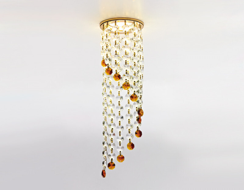 Встраиваемый светильник Ambrella K3440 CL/BR/G