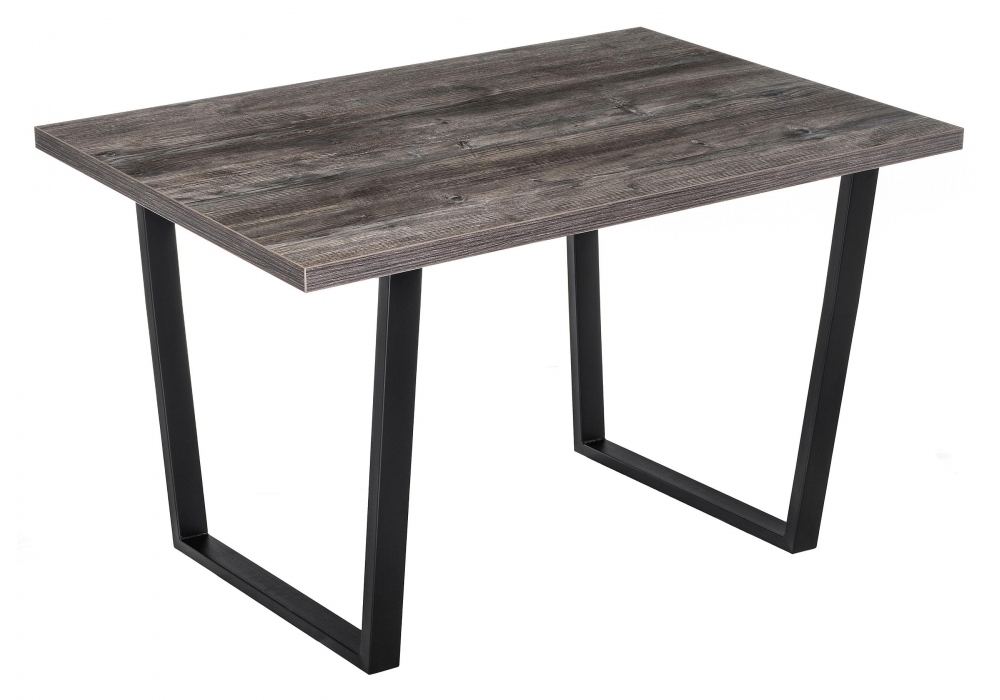 Стол деревянный Woodville Эльпатия 110 дуб рошелье / черный матовый 420991