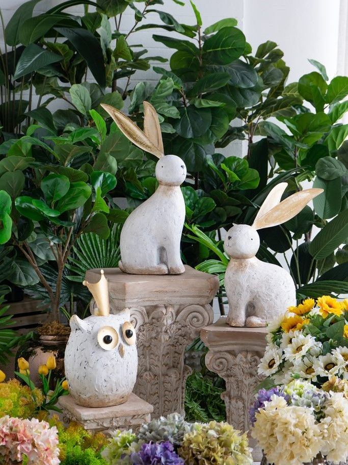 Декор напольный Зайчик Glasar B5522