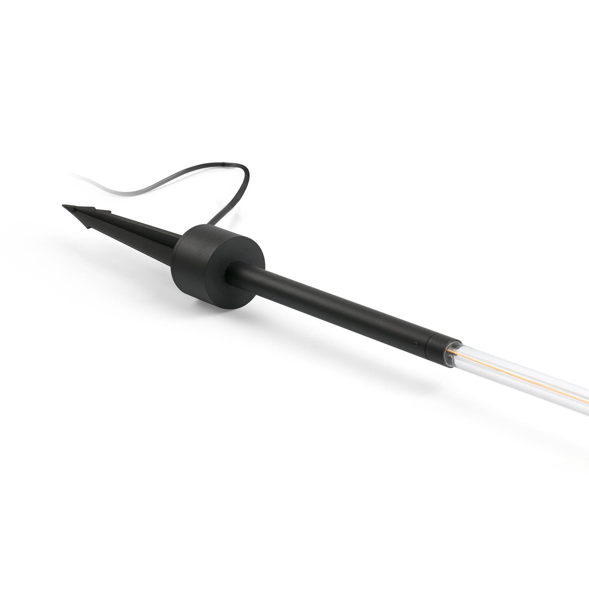 Лампа Bambou 1068 с шипом черная LED 8W 2200K Faro