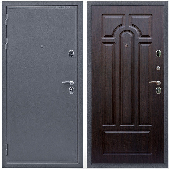 Дверь входная Graf Лондон Антик серебро / МДФ 6 мм ФЛ-58 Венге