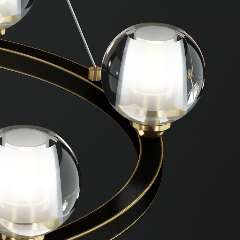 Подвесная люстра ILIANA CH D60 Brass by ImperiumLoft